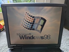 compaq armada 1750 retrogaming dos windows 98 pentium 2 ii ATI Rage LT Pro