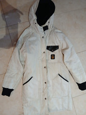 lotto 2350 piumino donna bianco nero con cappuccio tg.44