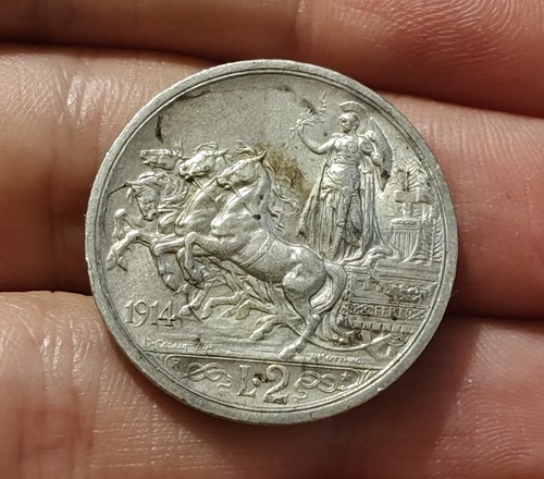 Lire 1914 quadriga briosa - 2,