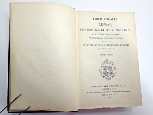 Liber usualis missae - liber, et