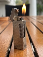 Accendino Dunhill Rollagas Argento Briquet Lighter
