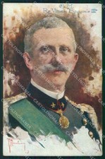 Reali Royalty Vittorio Emanuele III Savoia Marchisio cartolina XF8631