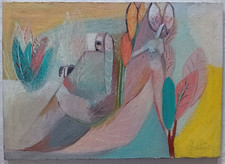 Dipinto Donne nude tra le