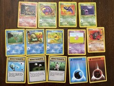 lotto carte pokemon vintage