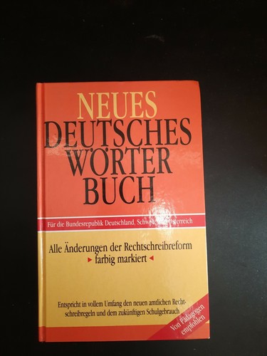 Neues deutsches wörterbuch - deutsches,
