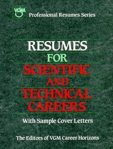 Resumes for scientific and - scientific,