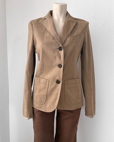 Giacca blazer sartoriale beige