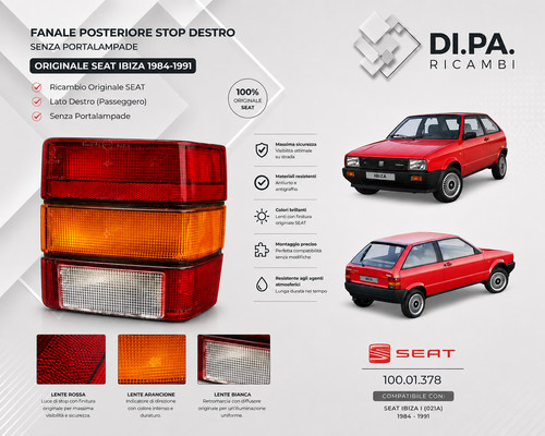 Fanale posteriore stop destro - posteriore,