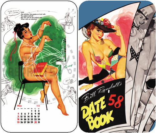 Data book 1958 pin - book, pin-up