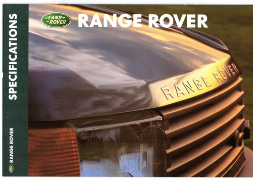 Range rover specifiche - range,