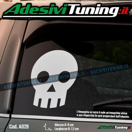 Adesivo teschio sticker - adesivo,