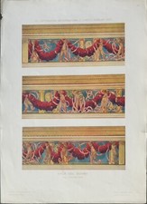 ANTICA STAMPA COLORI 1900 PUTTI. SALA DEL SOGNO. GALILEO CHINI MODELLI D’ARTE