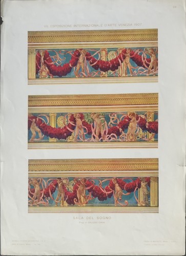Antica stampa colori 1900 - antica,