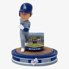 Shohei Ohtani Los Angeles Dodgers Home Run Spinner Mini scena Bobblehead MLB