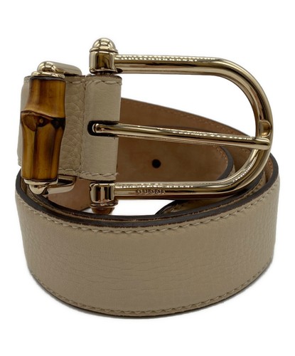 Gucci bamboo buckle - gucci, leather