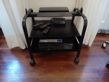 Mobile tv nero con ruote