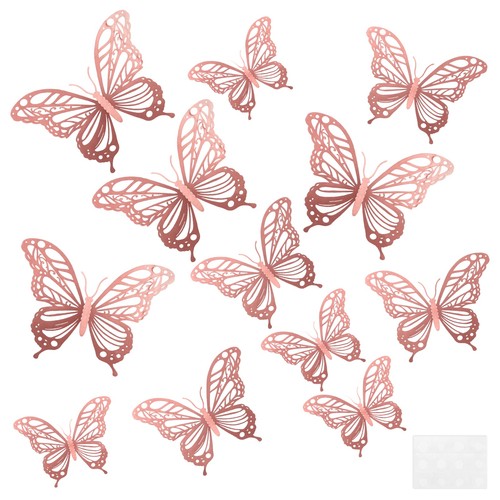 Butterflies wall stickers - 3d,