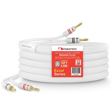 Excel Series Connettore Banana Placcato Oro 24K Con Cavo Degli Altoparlanti in R