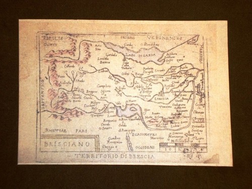 Mappa brescia theatrum orbis - brescia,