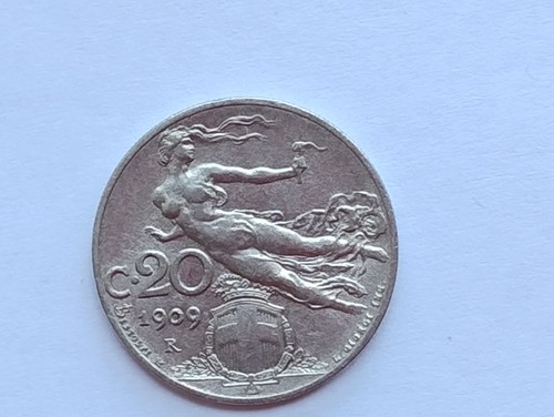1909 italia centesimi unc - 20,