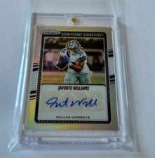 Javonte Williams Auto Card
