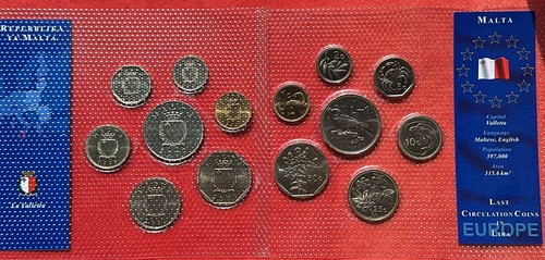 Malta coin set 10 - set, 1