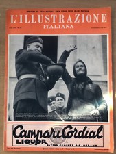 L'ILLUSTRAZIONE ITALIANA ANNATE  1935 -1937 -1938 -1939 -1940 diversi numeri