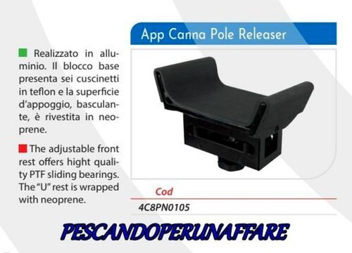 Appoggia canna milo pole - canna,