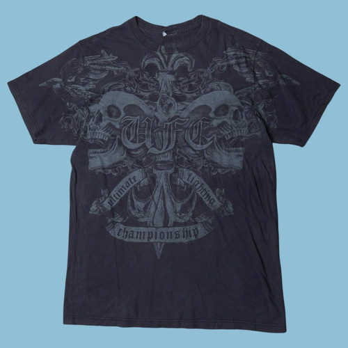 Shirt grafica teschio ufc - t-shirt,