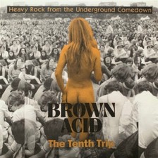 BROWN ACID THE TENTH TRIP RIDINGEASY RECORDS VINYLE NEUF NEW VINYL LP BLACK