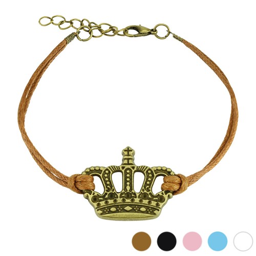 Bracciale similpelle corona - similpelle,