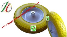 RUOTA CARRIOLA PIENA IN POLIURETANO MODELLO  VESPA 350 - 8 ASSE CORTO  