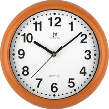 LOWELL Orologio da Parete ø 25 cm Movimento Continuo Colore Arancione