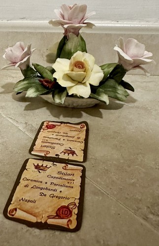 Capodimonte composizione rose - capodimonte,