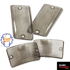 KIT FRECCE GEMME ANTERIORI POSTERIORI NERE FUME SIEM PIAGGIO VESPA PK XL RUSH HP