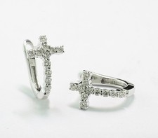 Creolen Croce Brillant 0,18 ct