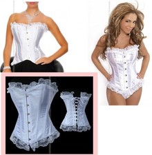 Corsetto bianco bustino