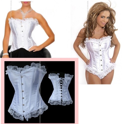 Corsetto bianco bustino