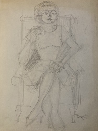 Disegno antico 1950 arte - antico,