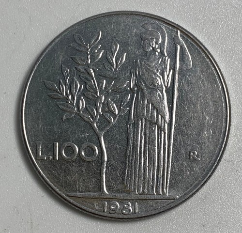Italy 100 lire 1981 coin - italy,