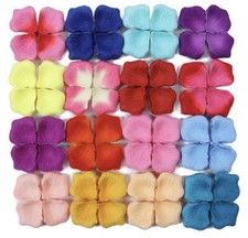 PETALI DI ROSA 300 pezzi TESSUTO ARTIFICIALE CM 5 FESTE MATRIMONI COMPLEANNI