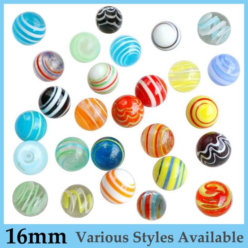Biglie vetro 16mm perline - 16mm,