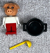 LEGO FABULAND 3703 * PETER PIG THE COOK * MAIALINO CUOCO * 1982 * COMPLETO