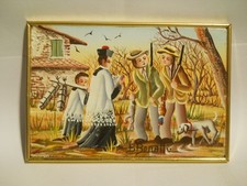 olio su tela naif BRENNO BENATTI 10X15