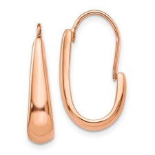 Orecchini in oro rosa 14 kt