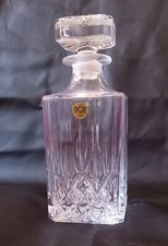 Decanter, bottiglia in cristallo molato RCR vintage per liquori