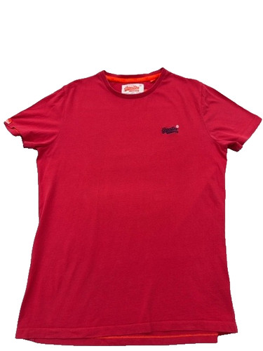 Superdry uomo shirt - t-shirt, rossa