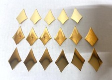 17x Charm Placca Oro con Foro