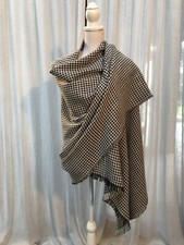 SCIARPA STOLA NERA E BIANCA