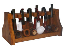 Porta pipe in legno massello 12 posti da tavolo fumatori della pipa collezione